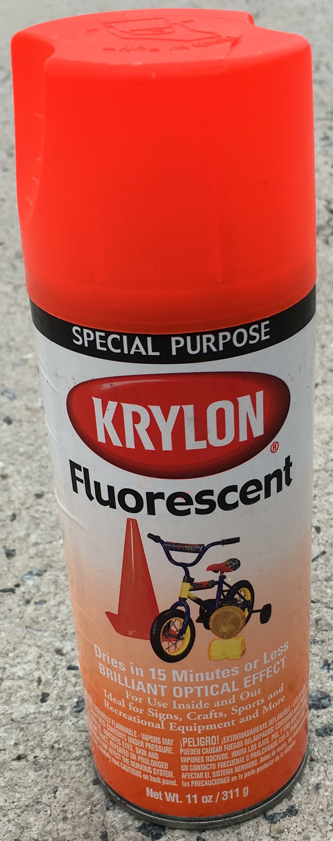 Krylon Fluorescent Orange Spray Paint